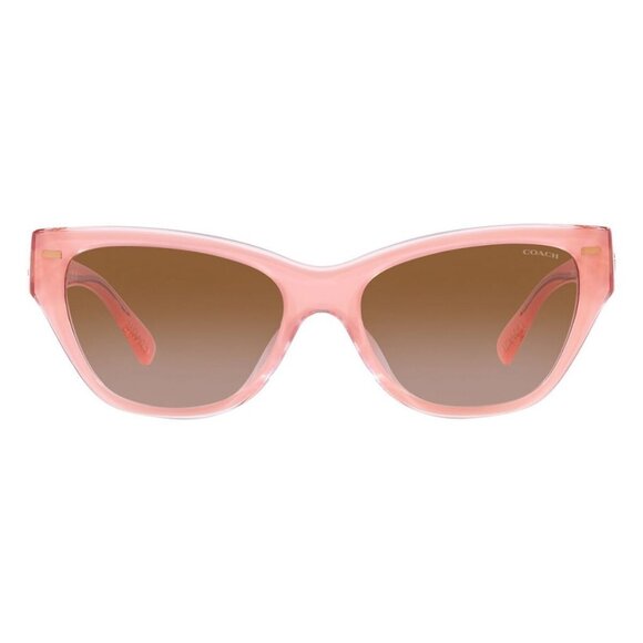 New COACH CH570 Pink Cat Eye HC8370U 574313 Sunglasses Women - Picture 2 of 4